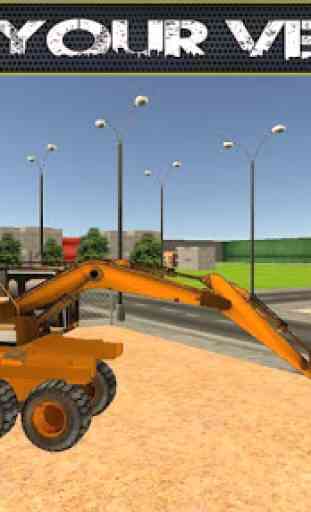 City Heavy Excavator Crane Sim 2