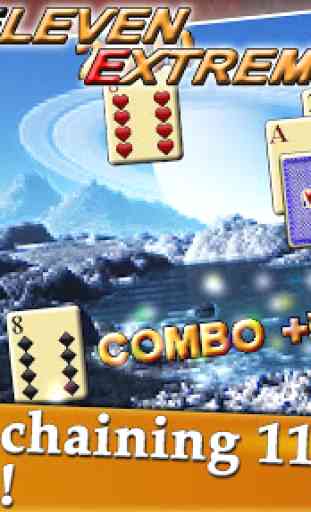Eleven Extreme, Free Arcade Solitaire Game Card 4