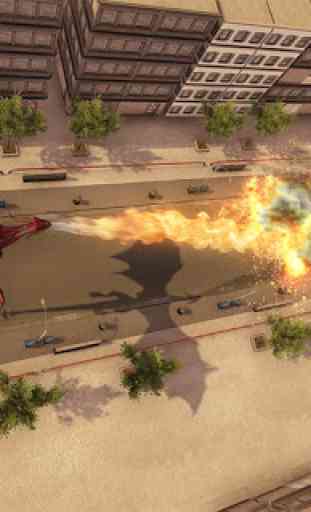 Flying Dragon Simulator Game :City Robot War 1