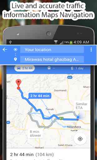 GPS Route Finder e Transit Maps Navigation Live 1