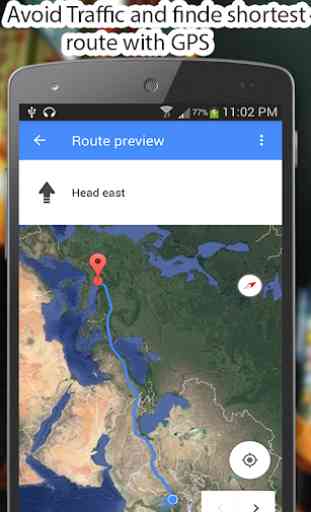 GPS Route Finder e Transit Maps Navigation Live 3