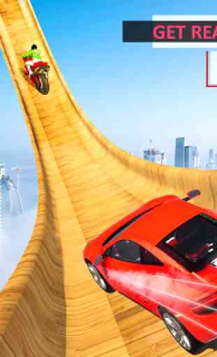 Impossible Car Stunt Racing: Mega Ramp 2019 3