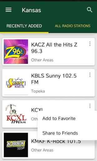 Kansas Radio Stations - USA 1