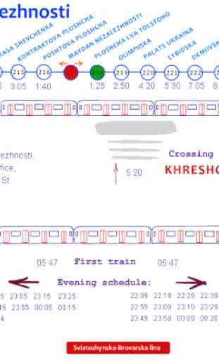 Kyiv Metro Schemes & Schedule 4