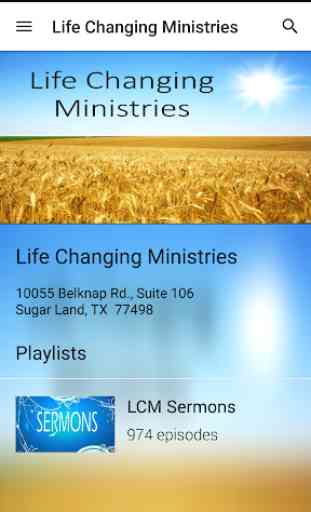 LCM Sermons 1