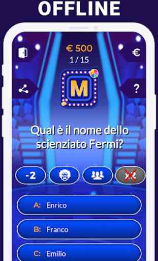 Milionario 2019 - Italiano Trivia Quiz Online 3
