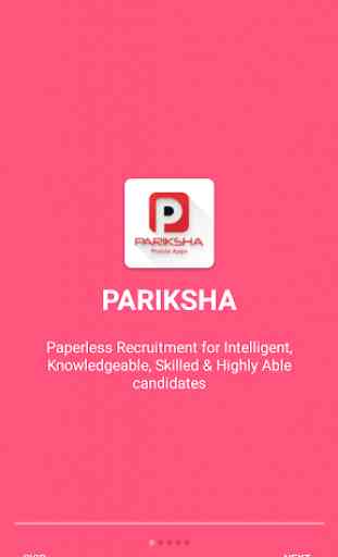 PARIKSHA - Recruitment against Govt. Vacancies. 1