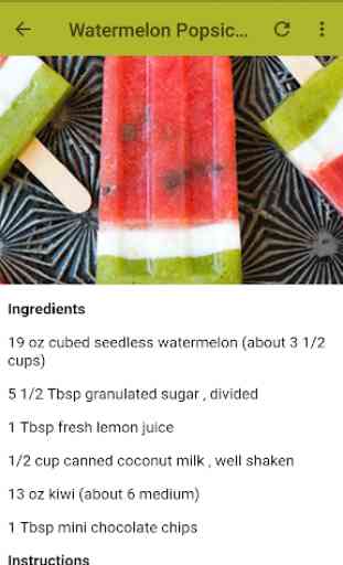 Popsicle recipes 1