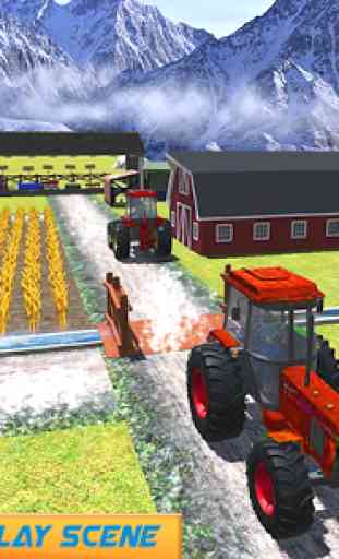 Snow Tractor Agriculture Simulator 1