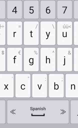 Spanish Language for AppsTech Keyboards 1