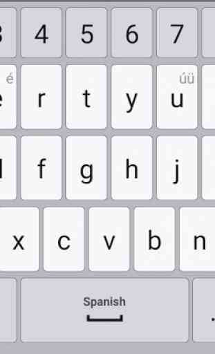 Spanish Language for AppsTech Keyboards 2