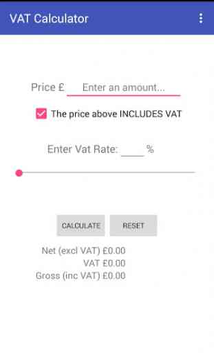 VAT Calculator 1
