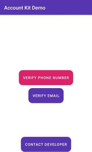 Account Kit Verify Phone / Email Demo 1