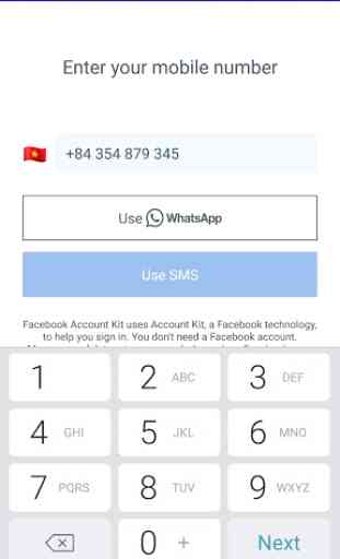 Account Kit Verify Phone / Email Demo 3