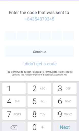 Account Kit Verify Phone / Email Demo 4
