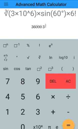 Advanced Math Calculator 1