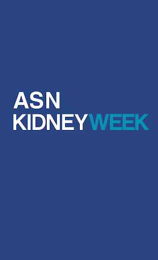 ASN Kidney Week 1