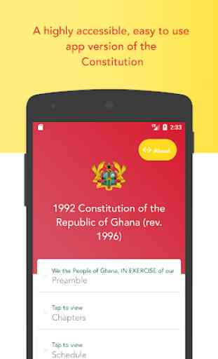 Ghana Constitution 1992 (rev. 1996) 1