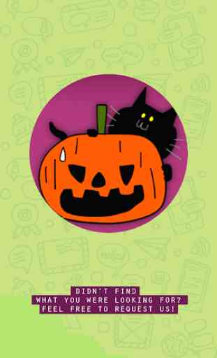 Haunted Halloween Sticker for WhatsApp Messenger 4