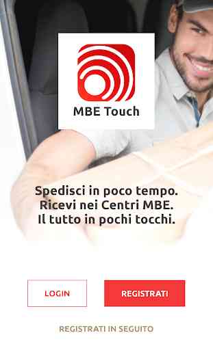 MBE Touch - Spedisci e Ricevi 1