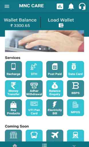 MNC CARE - Recharge, Bill Payment, Money Transfer 4