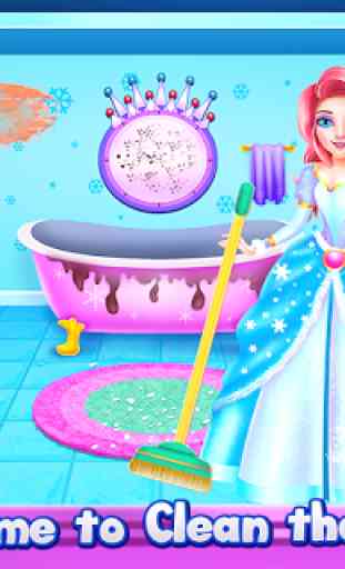 Princess Ice Castle Cleaning and Decoration 3