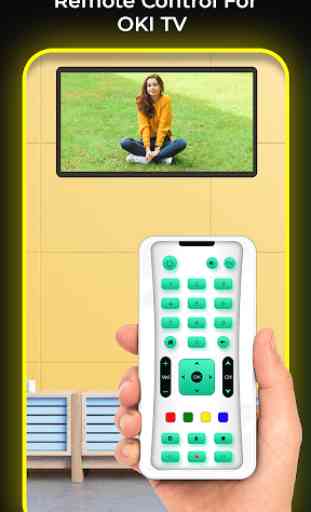 Remote Control For OKI TV 3