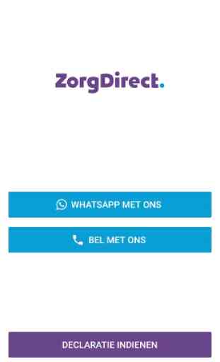 ZorgDirect Declaratie App 1
