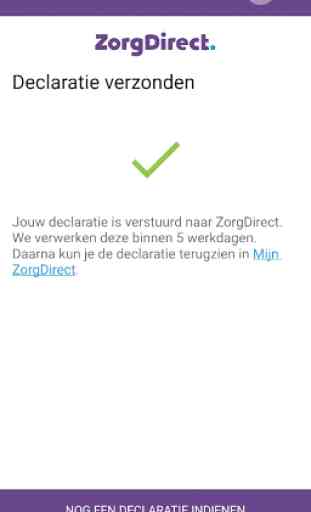ZorgDirect Declaratie App 4