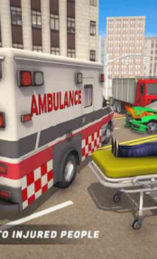 911 Ambulanza Salvare autista 1