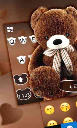 Brown Teddybear Tema Tastiera 2