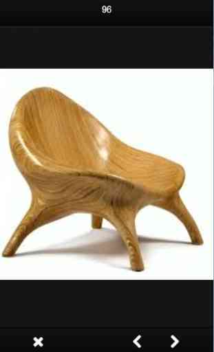 Design di sedie in legno 2