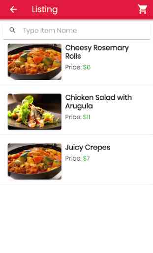 Food Ordering / Take Away / Restaurant App Demo 3