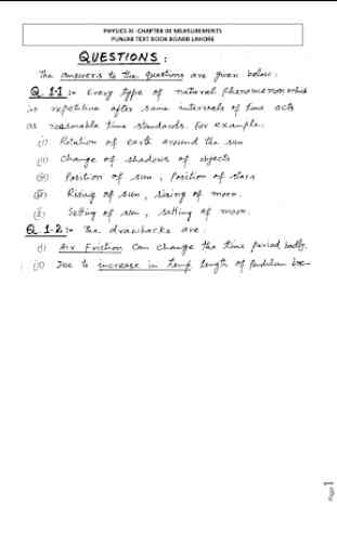 FSC ICS physics Part 1 Solved Notes 2