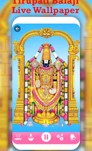 HD Lord Tirupati Balaji Live Wallpaper 4