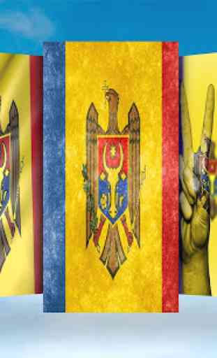 Moldova Flag Wallpaper 2