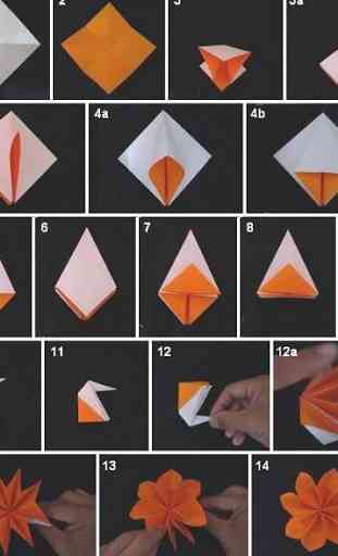 Origami Flower Tutorial 1