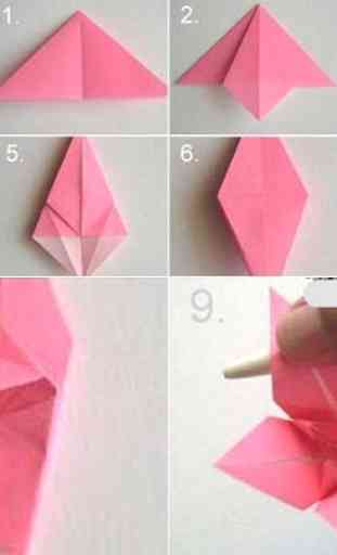 Origami Flower Tutorial 4