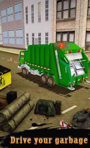Real Robot Transformation Garbage Truck Driving 3D 2