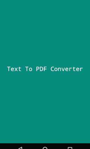 Text to pdf converter 1