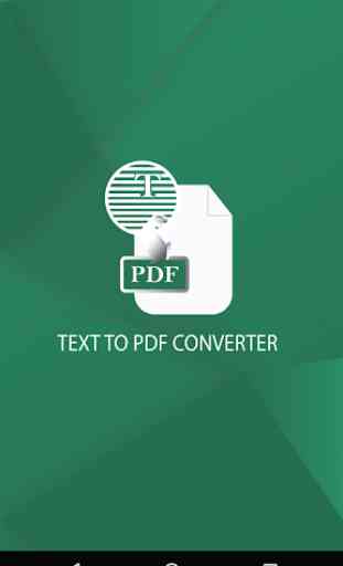 Text To PDF Converter 1