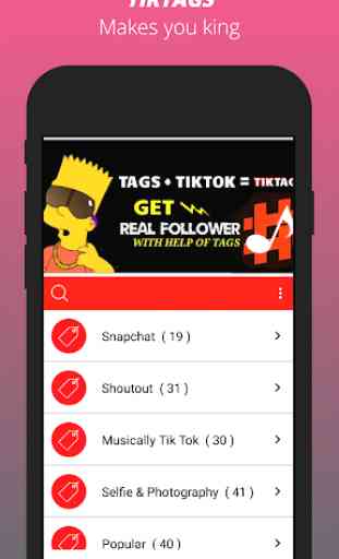 TikTags : Hashtags for Musically, TIK TOK Fans 2