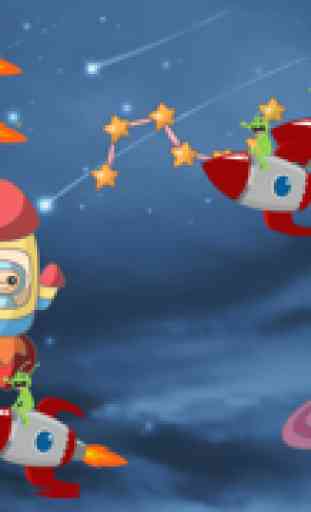 Puzzle per bimbi : alla scoperta della galassia e lo spazio con le astronavi e gli UFO ! Giochi di puzzle per bambini educativi - GRATIS 3