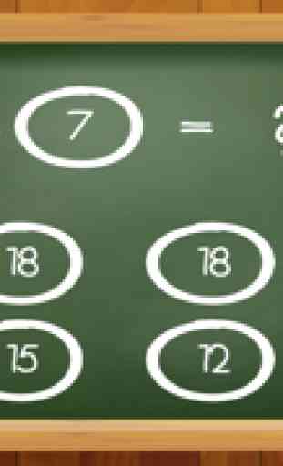 Attivo! Gioco Della Matematica Per i Bambini Per Imparare a Calcolare e Aggiungere i Numeri 1
