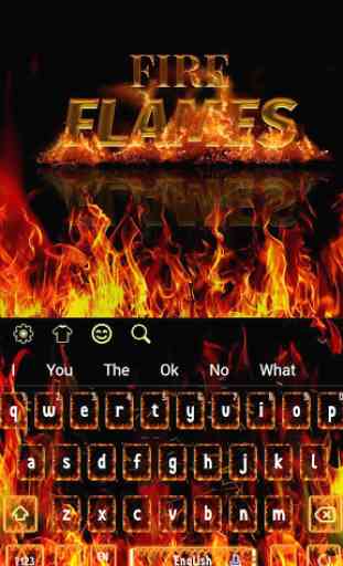 Fire Flames Keyboard 4