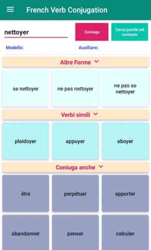 Francese verbo coniugazione-Coniugatore-Traduzione 4