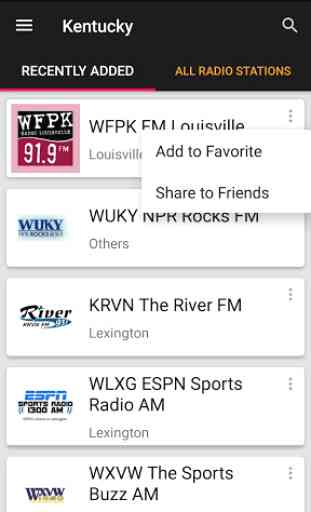 Kentucky Radio Stations - USA 1