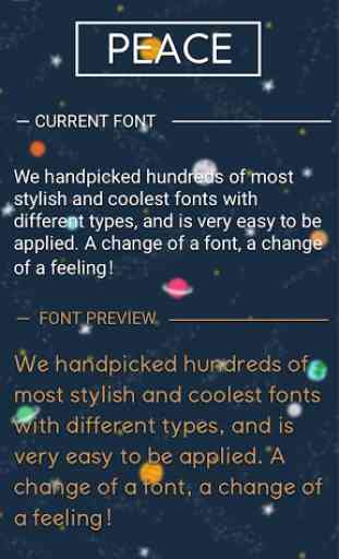 Peace Font for FlipFont , Cool Fonts Text Free 1