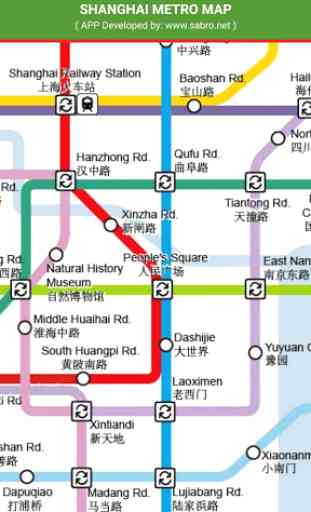 Shanghai Metro Map Offline 3