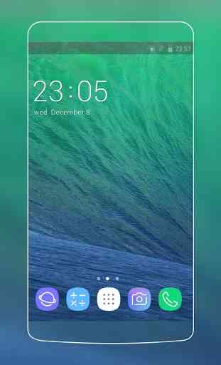 Theme for Galaxy S8 HD: ios11 style 1